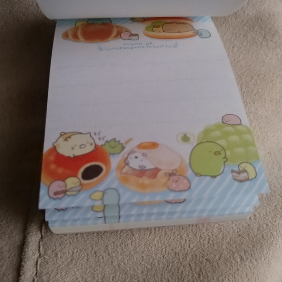San-X Sumikko Gurashi bread bakery mini memo pad - Picture 2 of 3